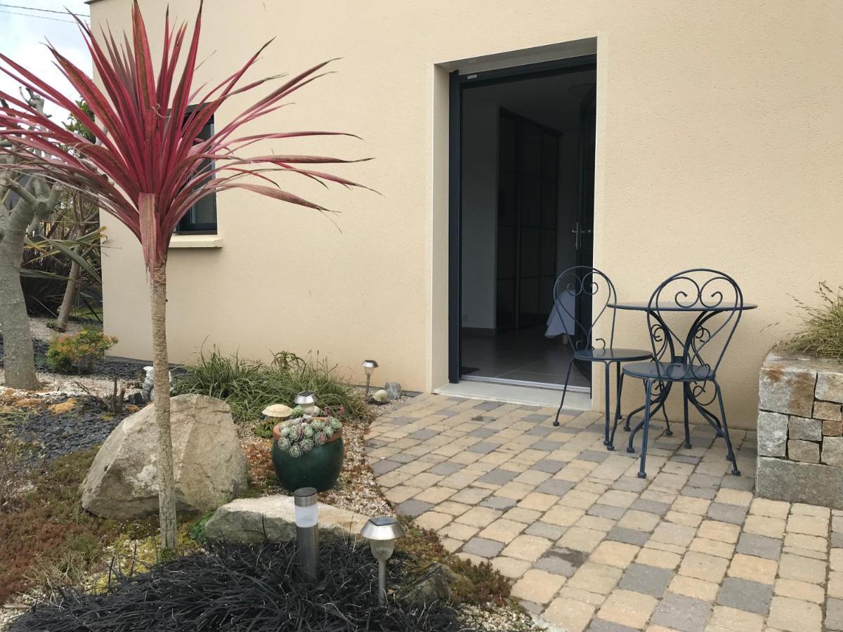 Bed and Breakfast Les Sables Santec Exterior foto