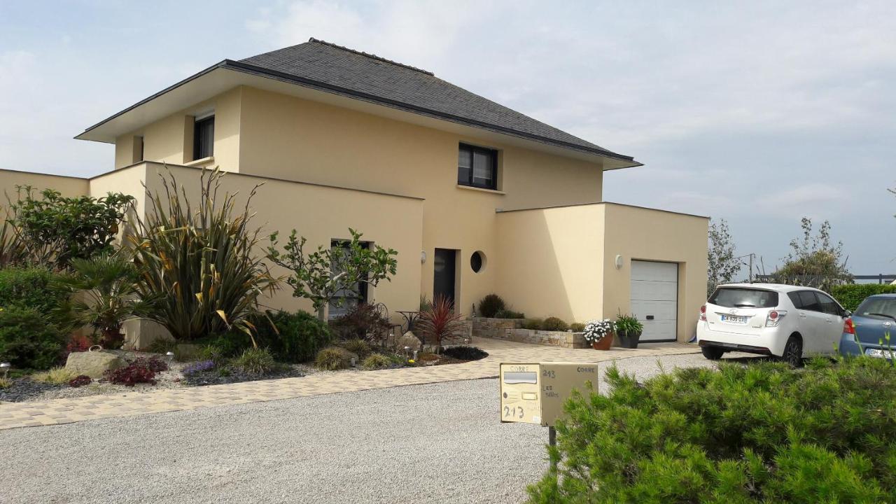 Bed and Breakfast Les Sables Santec Exterior foto